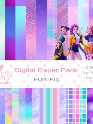 K-POP HUNTER DEMON  Digital Paper