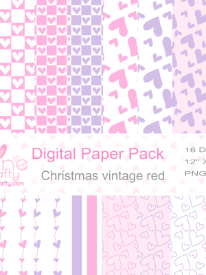 San valentine Pink Digital Paper