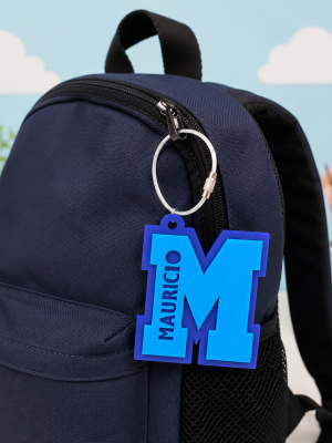 Personalized Acrylic Backpack Tag Initial