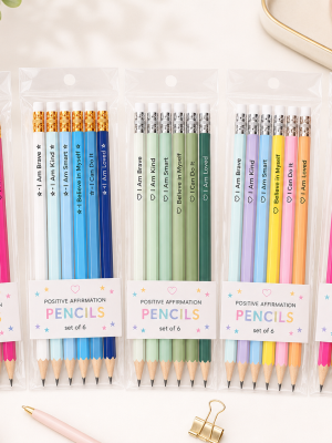 Positive Affirmation Pencil Set